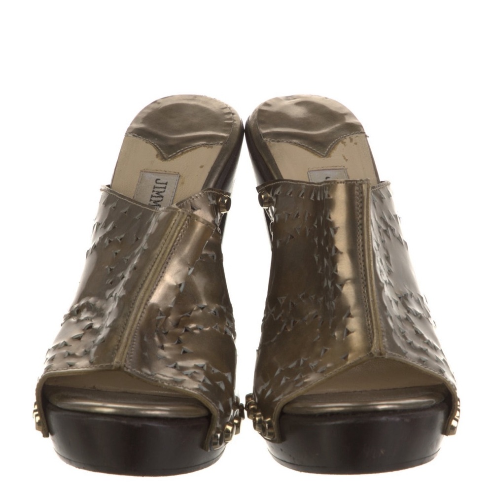 Jimmy Choo Blue Wedge Sandals and Mules - Bundle for both - Picture 9 of 12